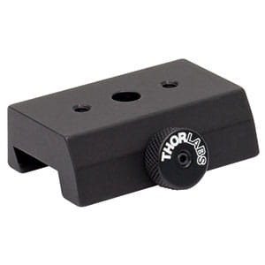 RC2/M - Extended Dovetail Rail Carrier, 25 mm x 51 mm, M4 Taps - Thorlabs