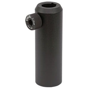 PH75/M - Ø12.7 mm Post Holder, Spring-Loaded Hex-Locking Thumbscrew, L=75 mm - Thorlabs