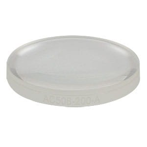 AC508-200-A - f=200.0 mm, Ø2" Achromatic Doublet, ARC: 400-700 nm - Thorlabs