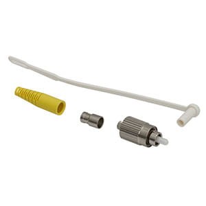 30126C3 - FC/PC Single Mode Connector, Ø126 µm Bore, Ceramic Ferrule, Ø3.0 mm Boot - Thorlabs