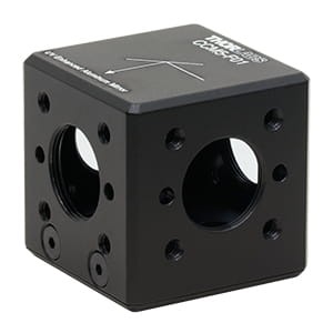 CCM5-F01 - 16 mm Cage-Cube-Mounted UV Enhanced Aluminum Turning Prism Mirror, 8-32 Tap - Thorlabs