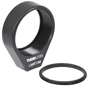 LMR1/M - Lens Mount with Retaining Ring for Ø1" Optics, M4 Tap - Thorlabs