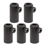 PH50/M-P5 - Ø12.7 mm Post Holders, Spring-Loaded Hex-Locking Thumbscrew, L=50 mm, 5 Pack - Thorlabs