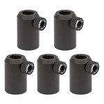 PH40/M-P5 - Ø12.7 mm Post Holders, Spring-Loaded Hex-Locking Thumbscrew, L=40 mm, 5 Pack - Thorlabs