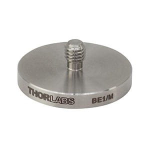 BE1/M - Ø31.8 mm Studded Pedestal Base Adapter, M6 Thread  - Thorlabs