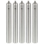 TR100/M-P5 - Ø12.7 mm Optical Post, SS, M4 Setscrew, M6 Tap, L = 100 mm, 5 Pack - Thorlabs