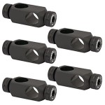 RA90/M-P5 - Right-Angle Clamp for Ø1/2" Posts, 5 mm Hex, 5 Pack - Thorlabs