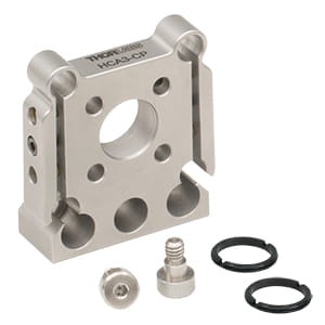 HCA3-CP - FiberBench Wall Plate, 16 mm and 30 mm Cage Plate, Internal SM05 Threads - Thorlabs