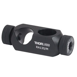 RA135/M - Left-Handed 45° Angle Clamp for Ø1/2" Posts, 5 mm Hex - Thorlabs