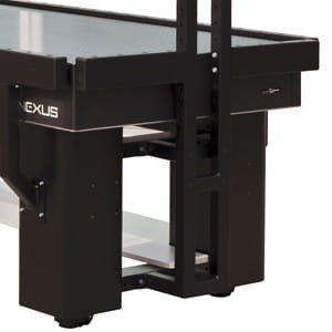 TFB15 - Nexus Table Frame Side Lean Bars, 1.5 m (4.8') Wide, Set of 2 for One End of the Frame - Thorlabs