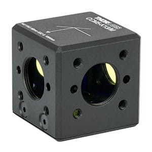 CCM5-K13/M - 16 mm Cage-Cube-Mounted Nd:YAG Turning Prism Mirror, 532 and 1064 nm, M4 Tap - Thorlabs