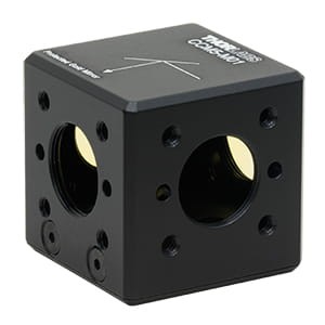 CCM5-M01 - 16 mm Cage-Cube-Mounted Protected Gold Turning Prism Mirror, 8-32 Tap - Thorlabs