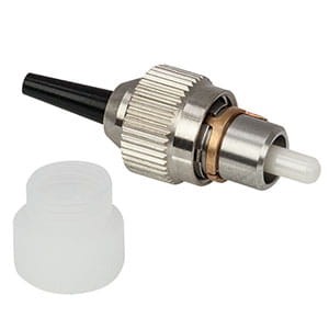 30080D1 - FC/PC Single Mode Connector, Ø80 µm Bore, Ceramic Ferrule, Ø900 µm Boot - Thorlabs